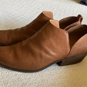 Brown Leather Frye Ankle Boots
